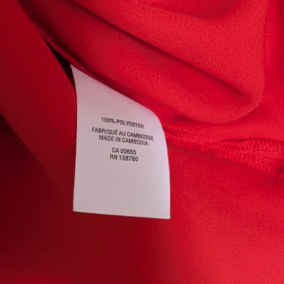 REITMANS Sleeveless Thin Strap Red Camisole Women's Size M - Picture 5 of 6